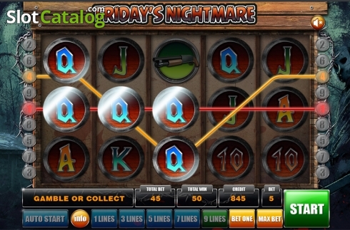 Скрин4. Fridays Nightmare слот