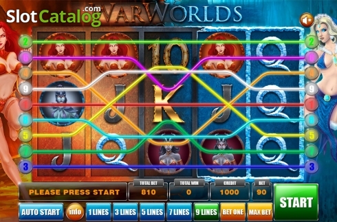 Скрин2. WarWorlds слот