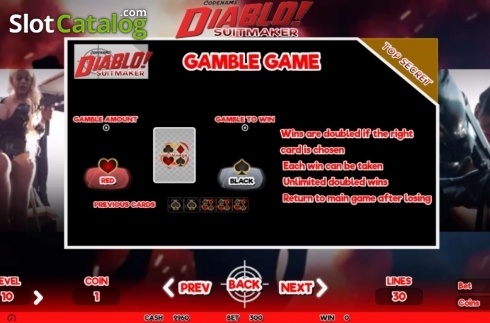 Скрин5. Codename Diablo Suitmaker слот