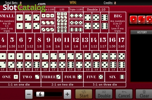 Скрин2. Sicbo (Inbet Games) слот