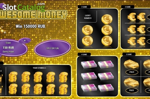 Скрин2. Awesome Money Scratch слот