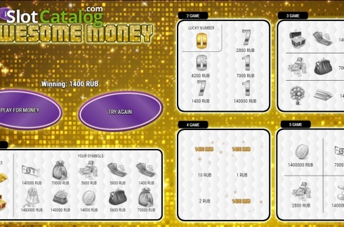 Скрин5. Awesome Money Scratch слот