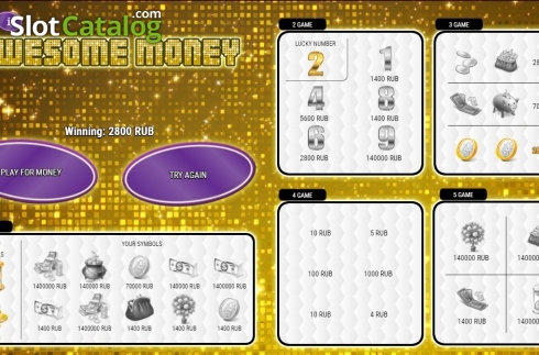 Скрин6. Awesome Money Scratch слот