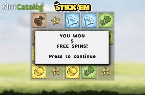 Скрин5. Stick 'Em слот