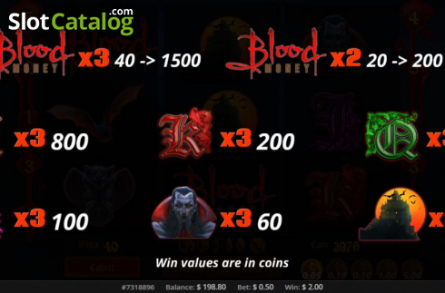 Скрин6. Blood Money слот