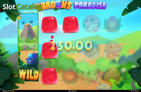 Скрин4. Dragons Paradise слот