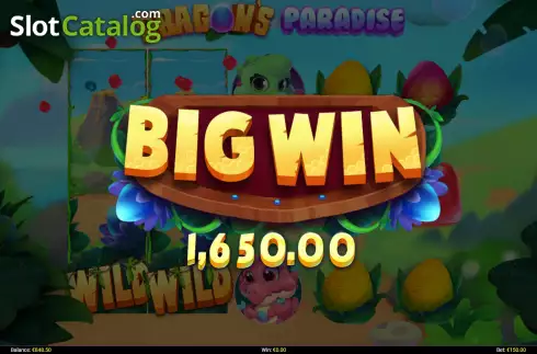 Скрин5. Dragons Paradise слот