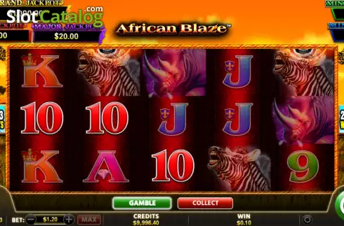 Скрин3. African Blaze слот