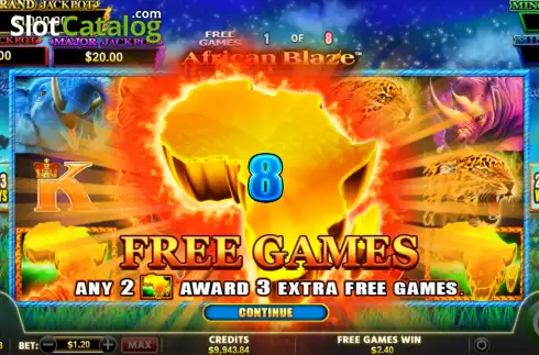 Скрин6. African Blaze слот
