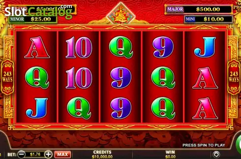 Скрин2. Wheel of Prosperity Dragon слот