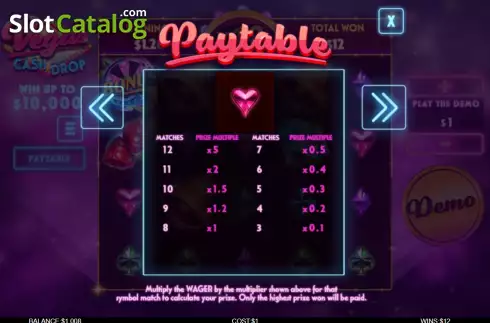 Скрин8. Vegas Cash Drop слот