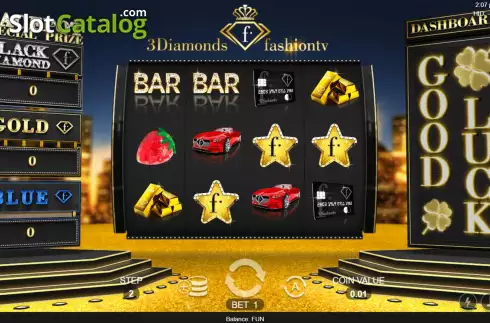 Скрин2. 3 Diamonds FashionTv слот