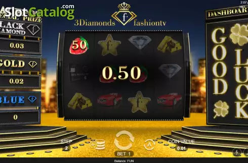 Скрин4. 3 Diamonds FashionTv слот