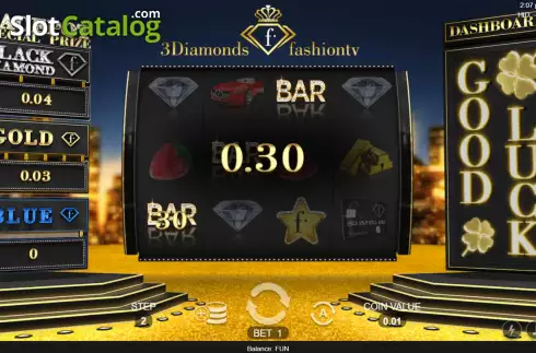 Скрин3. 3 Diamonds FashionTv слот