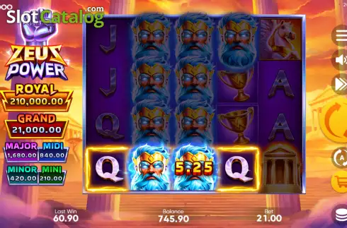 Скрин3. Zeus Power Hold and Win слот