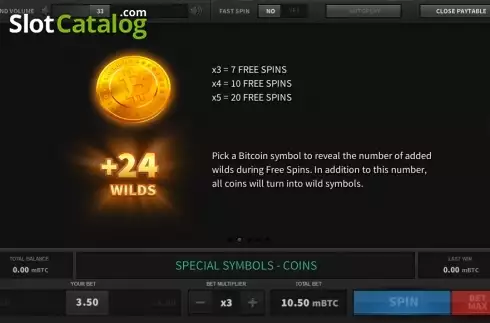 Скрин5. SatoshiSlot Flash слот