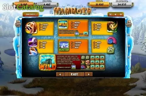 Скрин6. Mammoth (Betsense) слот