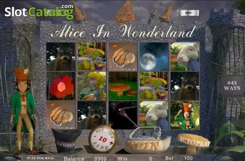 Скрин2. Alice in Wonderland (BetConstruct) слот