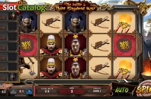 Скрин2. The Battle of Three Kingdoms War слот