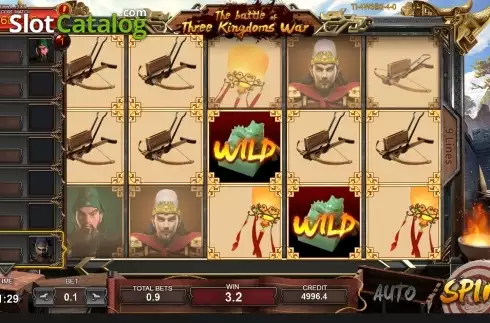Скрин3. The Battle of Three Kingdoms War слот