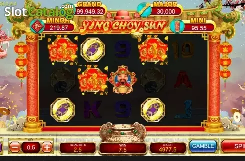 Скрин3. Ying Choy Sun слот