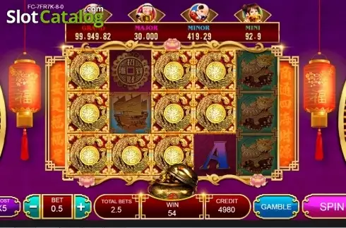 Скрин3. Fu Lu Shou XI слот