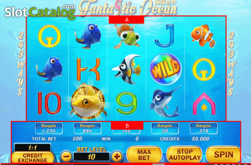 Скрин3. Fantastic Ocean слот
