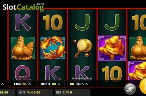 Скрин2. Wealthy Fuwa слот