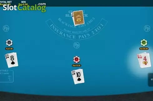 Скрин2. Blackjack with Perfect Pairs слот