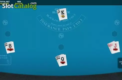 Скрин3. Blackjack with Perfect Pairs слот
