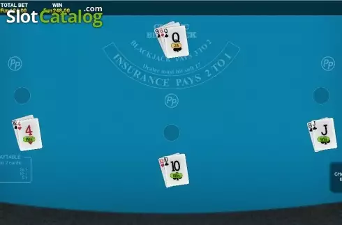 Скрин4. Blackjack with Perfect Pairs слот