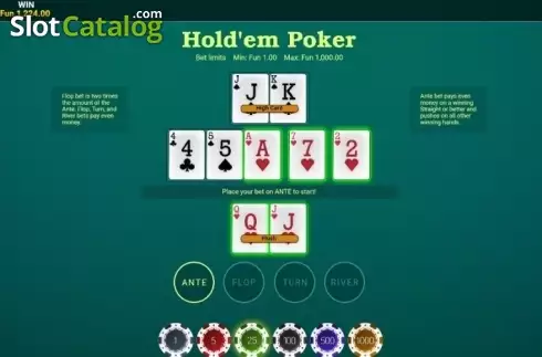 Скрин4. Hold’em Poker (OneTouch) слот
