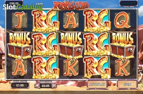 Скрин2. Rocky's Gold слот