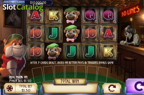 Скрин2. Poker Dogs слот