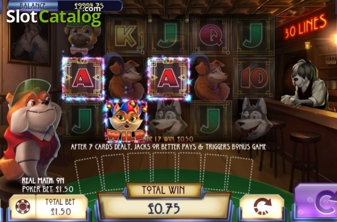Скрин3. Poker Dogs слот