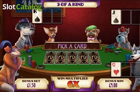 Скрин4. Poker Dogs слот