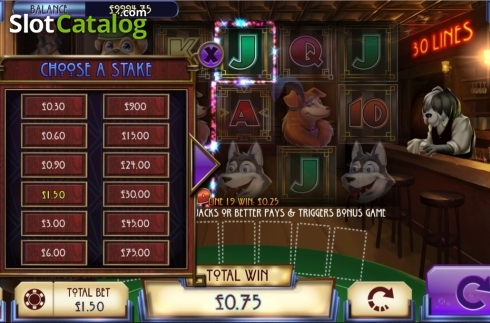 Скрин7. Poker Dogs слот