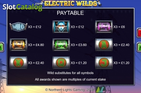 Скрин4. Electric Wilds слот