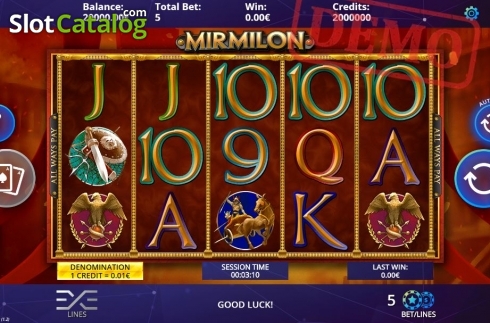 Скрин2. Mirmilon слот