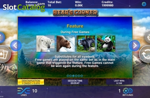 Скрин6. Bears Corner слот