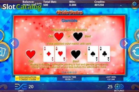 Скрин7. Bride Desire слот