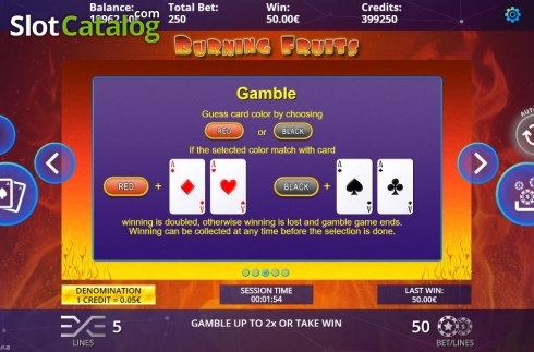 Скрин6. Burning Fruits (DLV) слот