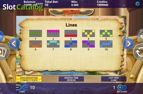 Скрин5. King Tut (DLV) слот