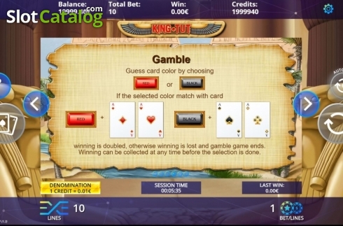 Скрин6. King Tut (DLV) слот