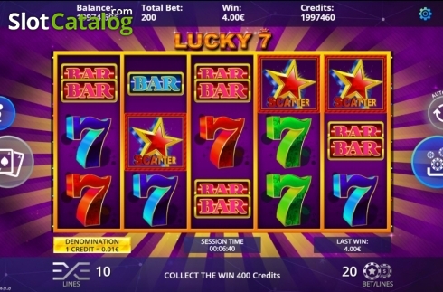 Скрин3. Lucky 7 (DLV) слот