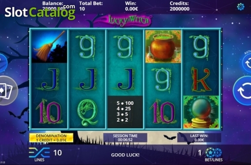Скрин2. Lucky Witch (DLV) слот