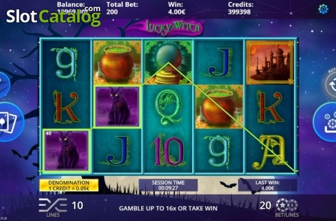 Скрин3. Lucky Witch (DLV) слот