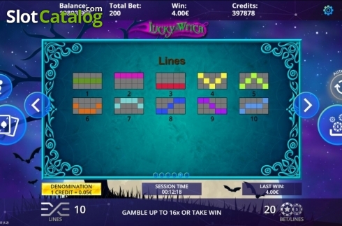 Скрин5. Lucky Witch (DLV) слот