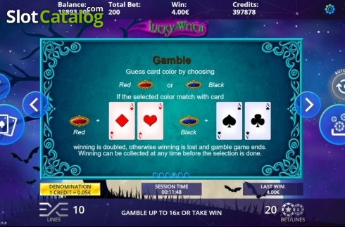 Скрин7. Lucky Witch (DLV) слот