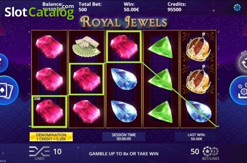 Скрин3. Royal Jewels (DLV) слот